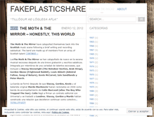 Tablet Screenshot of fakeplasticshare.wordpress.com