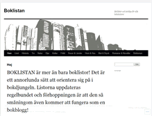 Tablet Screenshot of boklistanvux.wordpress.com