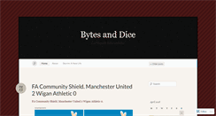 Desktop Screenshot of bytesanddice.wordpress.com