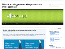 Tablet Screenshot of billzonehu.wordpress.com