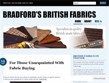 Tablet Screenshot of britishfabrics.wordpress.com