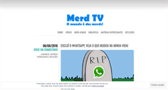 Desktop Screenshot of merdtv.wordpress.com