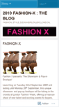 Mobile Screenshot of 2010fashionx.wordpress.com