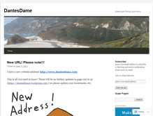 Tablet Screenshot of dantesdame.wordpress.com