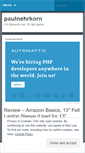 Mobile Screenshot of paulnehrkorn.wordpress.com