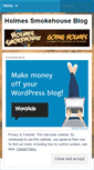 Mobile Screenshot of holmessmokehouse.wordpress.com