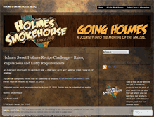 Tablet Screenshot of holmessmokehouse.wordpress.com