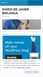 Mobile Screenshot of javierbirlanga.wordpress.com