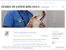 Tablet Screenshot of javierbirlanga.wordpress.com