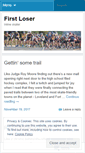 Mobile Screenshot of firstloser.wordpress.com