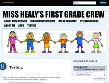 Tablet Screenshot of healycrew.wordpress.com