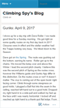 Mobile Screenshot of climbingspy.wordpress.com
