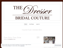 Tablet Screenshot of dresserbridal.wordpress.com