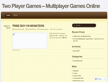 Tablet Screenshot of 2playergames4free.wordpress.com