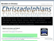Tablet Screenshot of broedersinchristus.wordpress.com