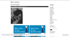 Desktop Screenshot of missxphotos.wordpress.com