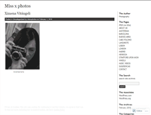 Tablet Screenshot of missxphotos.wordpress.com