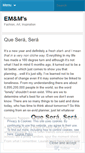 Mobile Screenshot of emandms.wordpress.com