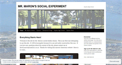 Desktop Screenshot of mrmaron.wordpress.com