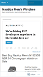 Mobile Screenshot of bestpricenauticamenswatchessale.wordpress.com