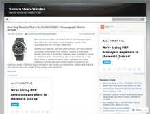 Tablet Screenshot of bestpricenauticamenswatchessale.wordpress.com