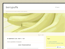 Tablet Screenshot of berrypuffs.wordpress.com