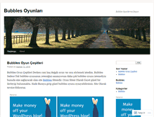 Tablet Screenshot of bubblesoyun.wordpress.com