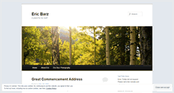 Desktop Screenshot of ericbarz.wordpress.com