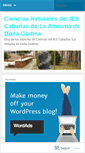 Mobile Screenshot of cienciasalmunia.wordpress.com