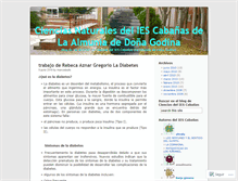 Tablet Screenshot of cienciasalmunia.wordpress.com