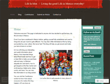 Tablet Screenshot of lifeinmex.wordpress.com