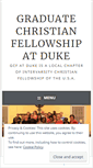 Mobile Screenshot of dukegcf2.wordpress.com