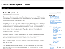 Tablet Screenshot of cabeautygroup.wordpress.com