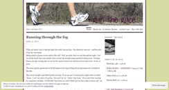 Desktop Screenshot of onebadrunner.wordpress.com