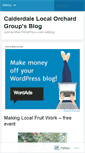 Mobile Screenshot of calderclog.wordpress.com