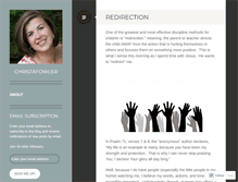 Tablet Screenshot of christafowler.wordpress.com