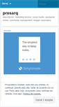 Mobile Screenshot of presarq.wordpress.com