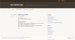 Desktop Screenshot of netvaerkesu.wordpress.com