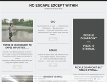 Tablet Screenshot of noescape.wordpress.com