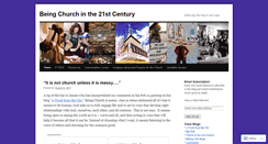 Desktop Screenshot of beingchurchin21stc.wordpress.com