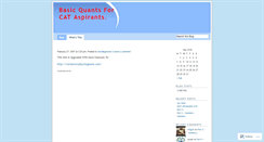 Desktop Screenshot of catquants.wordpress.com