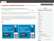 Tablet Screenshot of consilierijuridici.wordpress.com