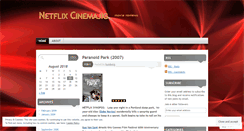 Desktop Screenshot of netflixcinemajig.wordpress.com