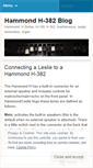 Mobile Screenshot of hammondh382.wordpress.com