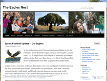 Tablet Screenshot of posteaglesnest.wordpress.com