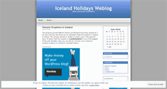 Desktop Screenshot of icelandholidays.wordpress.com