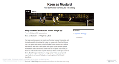 Desktop Screenshot of keenasmustardfootball.wordpress.com