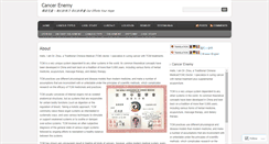 Desktop Screenshot of cancerenemy.wordpress.com