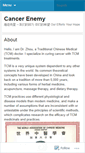 Mobile Screenshot of cancerenemy.wordpress.com