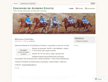 Tablet Screenshot of edicionesalfredoenguix.wordpress.com